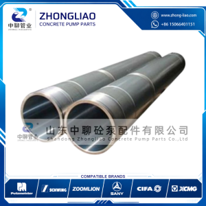 Concrete pump delivery cylinder for compatible Putzmeister pumps